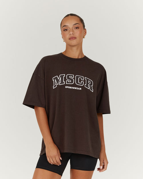 ESSENTIALS MSCR TEE - FADED OAK