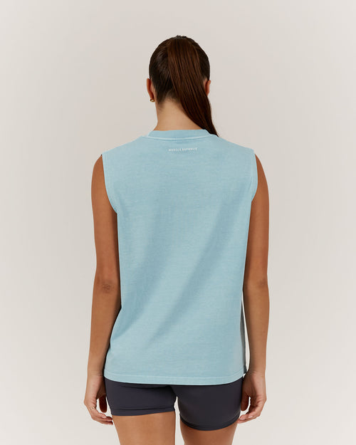 ESSENTIALS TANK - FADED BLUE