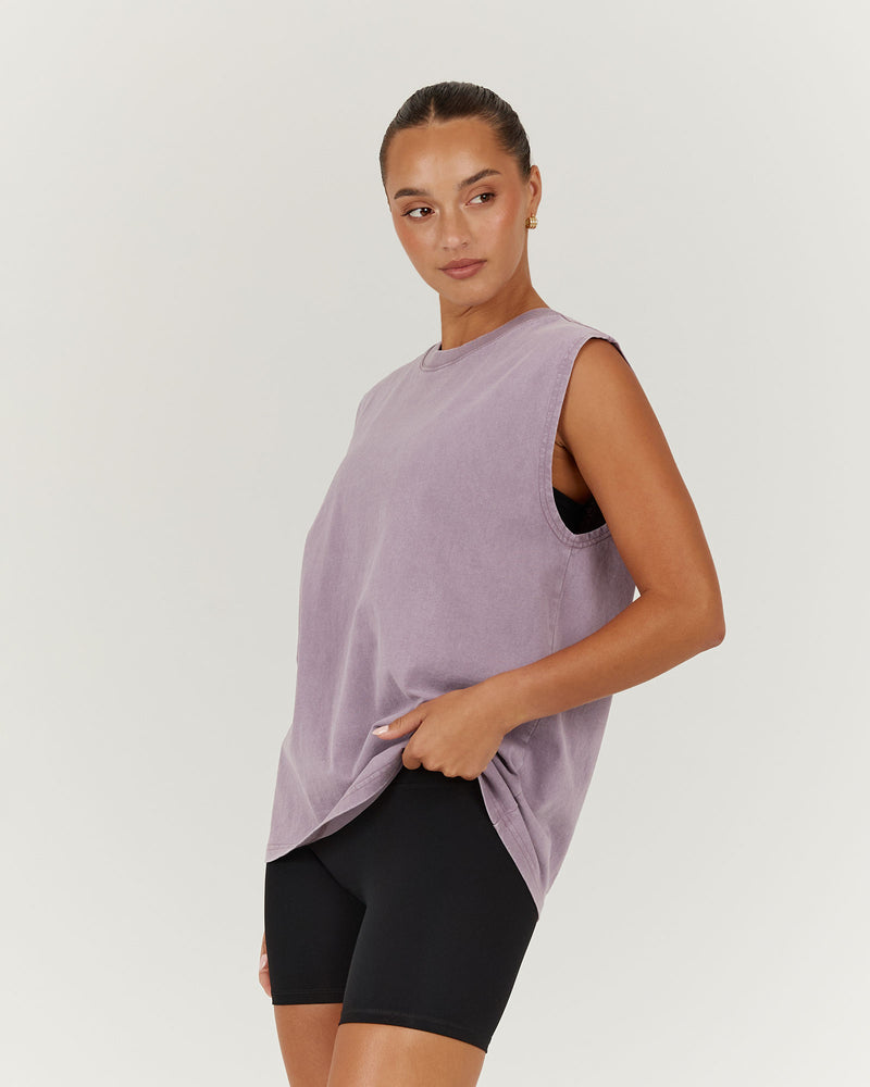 ESSENTIALS TANK - FADED PLUM