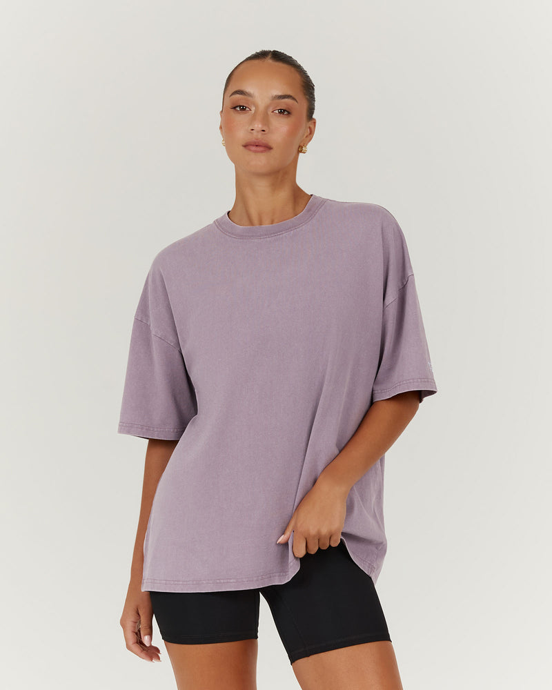 ESSENTIALS TEE - FADED PLUM