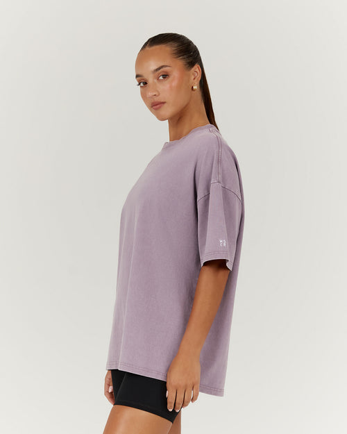 ESSENTIALS TEE - FADED PLUM