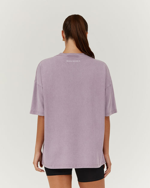 ESSENTIALS TEE - FADED PLUM