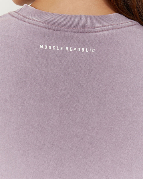 ESSENTIALS TEE - FADED PLUM