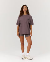 ESSENTIALS TEE - FADED NIGHTFALL BLOCKPRINT