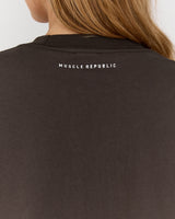 ESSENTIALS LONG SLEEVE TEE - FADED OAK