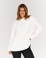 ESSENTIALS LONG SLEEVE TEE - OFF WHITE