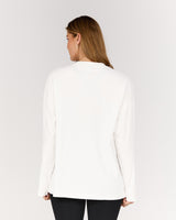ESSENTIALS LONG SLEEVE TEE - OFF WHITE