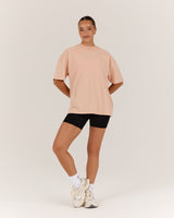 ESSENTIALS TEE - FADED CORAL