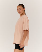 ESSENTIALS TEE - FADED CORAL