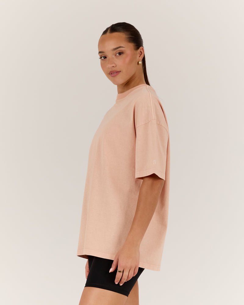 ESSENTIALS TEE - FADED CORAL