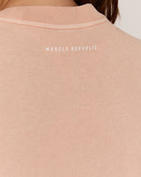 ESSENTIALS TEE - FADED CORAL