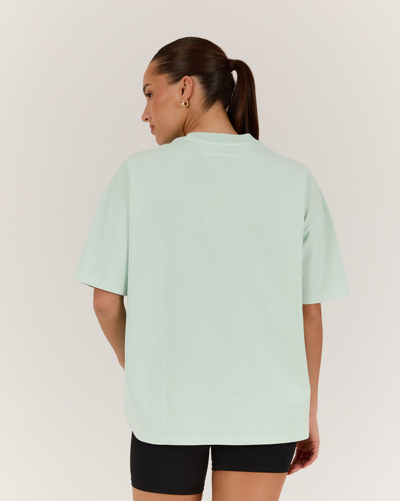 ESSENTIALS TEE - FADED MINT