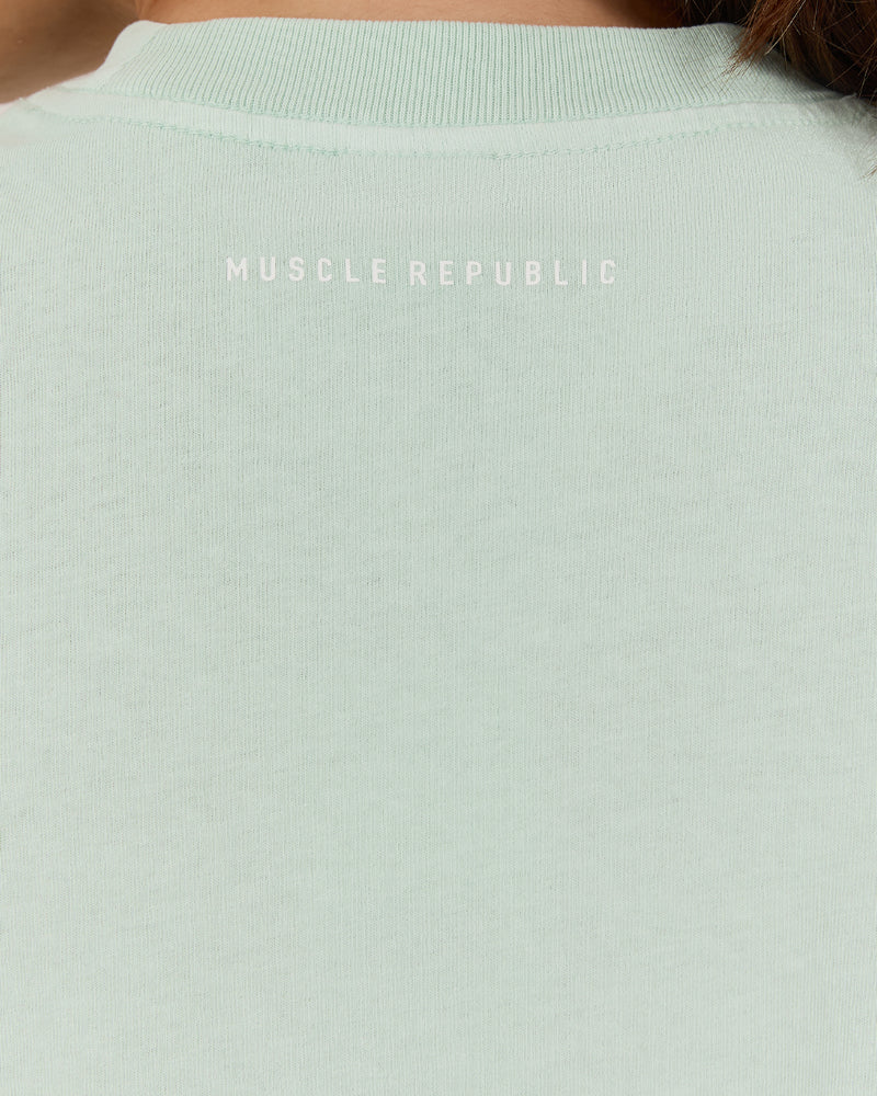 ESSENTIALS TEE - FADED MINT