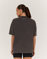 ESSENTIALS TONAL TEE - FADED ONYX
