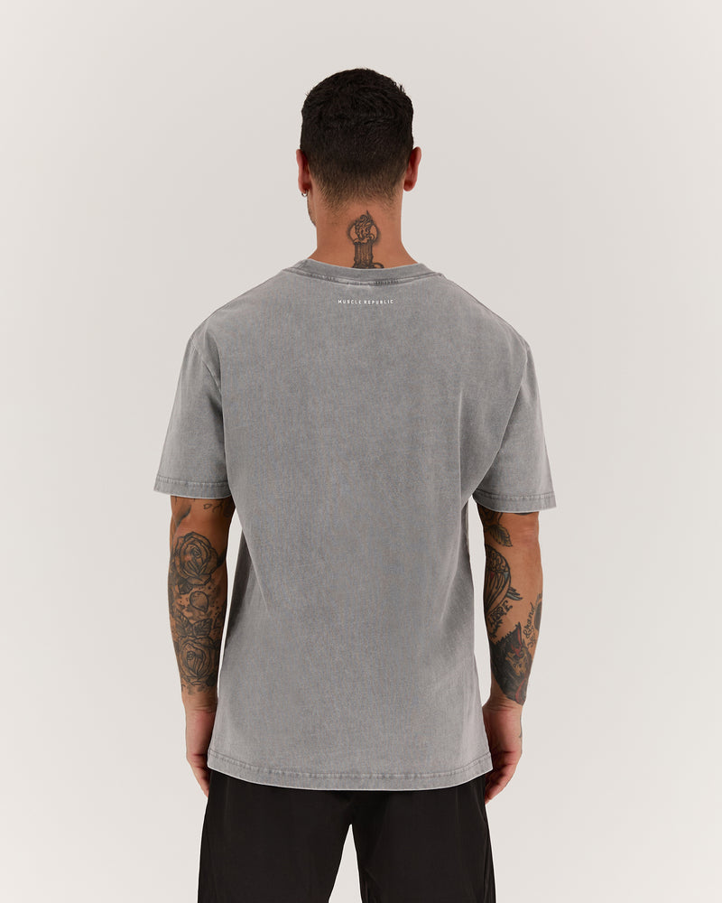Rusty Fade-R Tee Grey