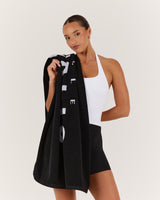 EVOLUTION BEACH TOWEL - BLACK