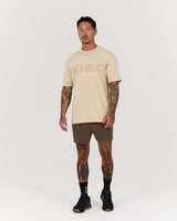EVOLUTION RETRO TEE - WOOD ASH