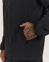 EVOLVE II WINDBREAKER JACKET - BLACK