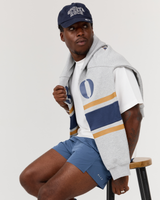 MEN'S RELAXED SWEAT - HEATHER MARLE LETTERMAN