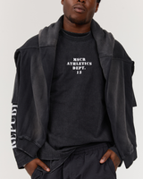 MEN'S BOXY TEE - FADED BLACK FOUNDRY