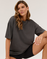 ESSENTIALS TEE - FADED ONYX