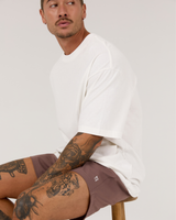 MEN'S OVERSIZED TEE - OFF WHITE SOLID