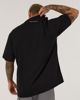 MEN'S OVERSIZED TEE - BLACK SOLID
