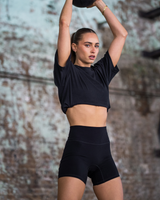 LUXE MINI SHORTS - BLACK