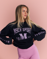 ESSENTIALS LONG SLEEVE TEE - FADED BLACK MSCR SPORT