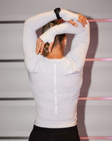 ASPIRE LONG SLEEVE RUNNING TOP - GLACIER
