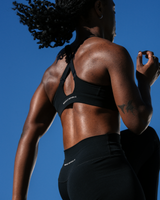 SCULPT KEYHOLE BACK BRA - BLACK