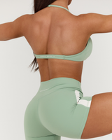 LUXE HALTER BRA - LILLY SAGE