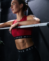 FLUID CROPPED TANK TOP - REP RED