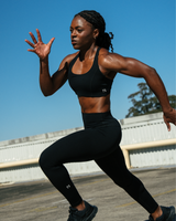 SCULPT BONDED WAIST FULL LENGTH LEGGINGS - BLACK