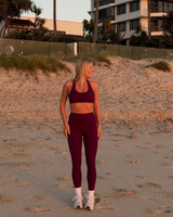 LUXE FULL LENGTH LEGGINGS - BEET