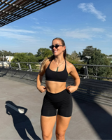 LUXE BIKER SHORTS V2 - BLACK