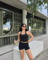 LUXE HALLY TOP - BLACK