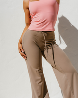 LUXE WIDE LEG PANT - LILLY TAUPE