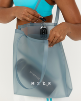 REPLAY TRANSLUCENT SHOPPER TOTE - SEAGLASS