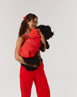 DOG HOODIE - FIERY RED