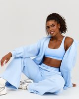 OVERSIZED ZIP UP HOODIE - AURA