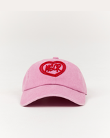 WOMENS MSCR DAD CAP - PINK RED