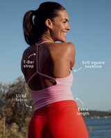 LUXE ADDISON TOP - POP PINK