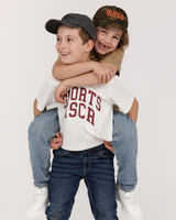 MSCR SPORTS KIDS TEE - PORCELAIN