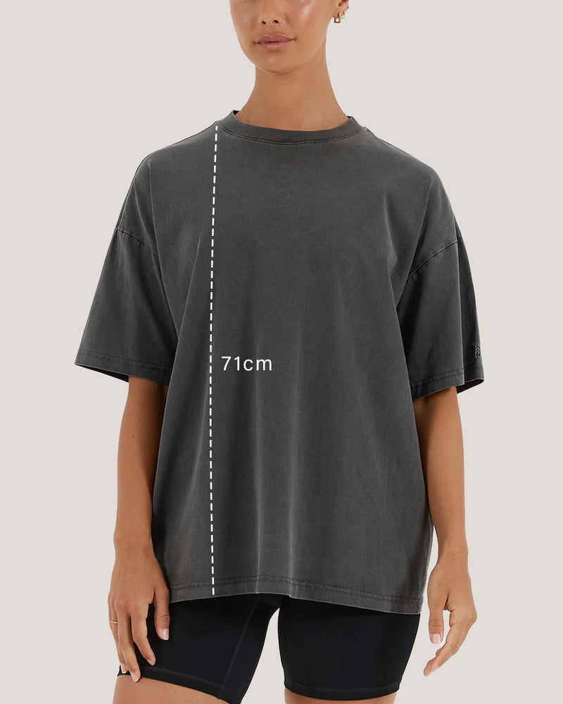 ESSENTIALS TEE - FADED ONYX