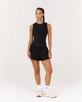 FLUID TANK TOP - BLACK