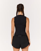 FLUID TANK TOP - BLACK