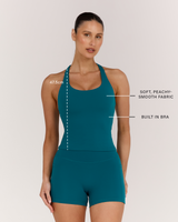MOTION 360 RACER BACK TOP - DYNAMIC TEAL