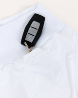 HYBRID INBUILT RUN SHORTS 3" - AR WHITE