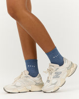 ICON EVERYDAY CREW SOCKS - DENIM